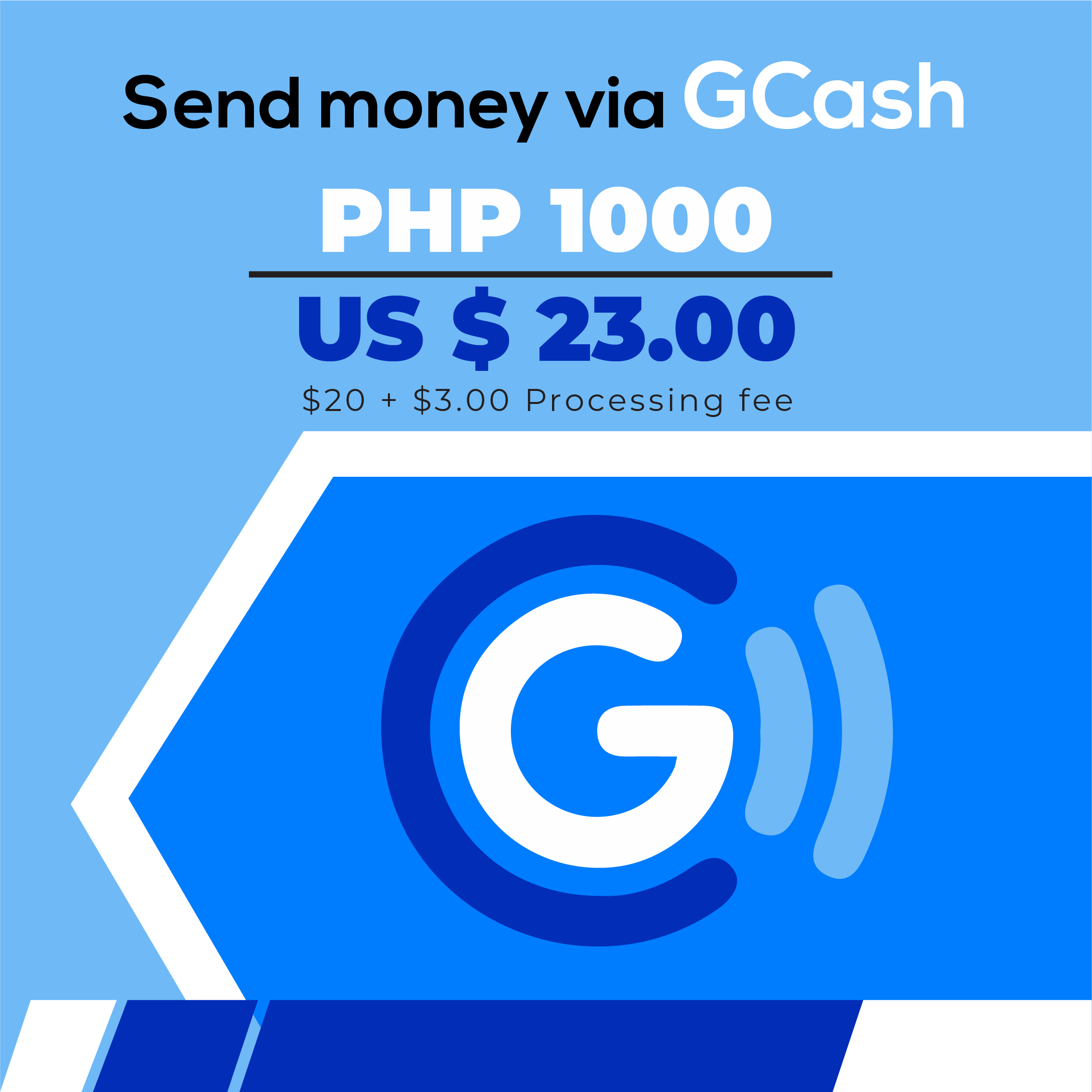 PHP 1000 | via GCash