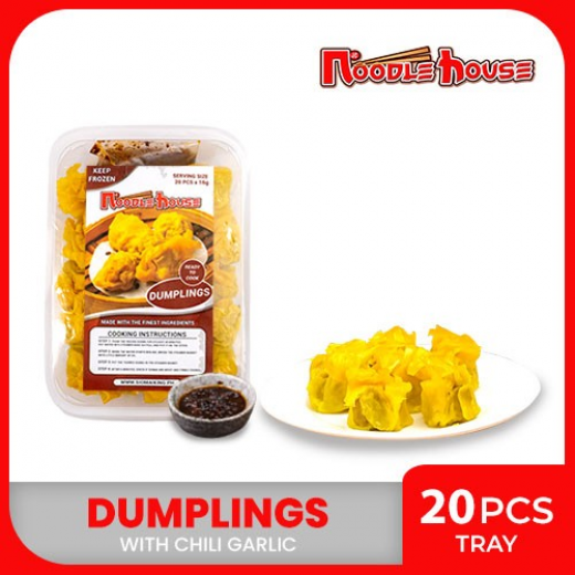 NH DUMPLING TRAY 20'S WITH CHILI GARLIC (FROZEN)