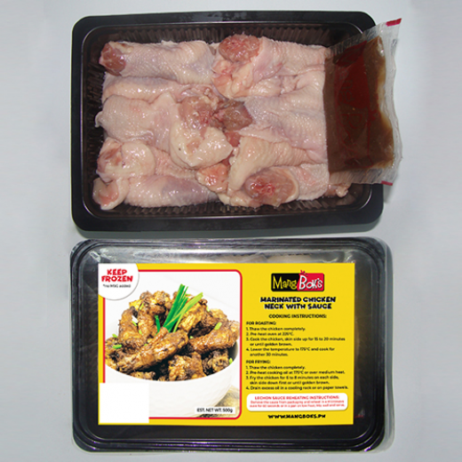 MANG BOK'S MARINATED CHICKEN NECK TRAY w/ SAUCE (FROZEN)