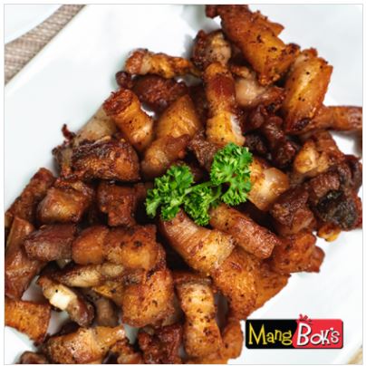 MANG BOK'S MARINATED PORK LIEMPO BITES TRAY WITH SAUCE (FROZEN)