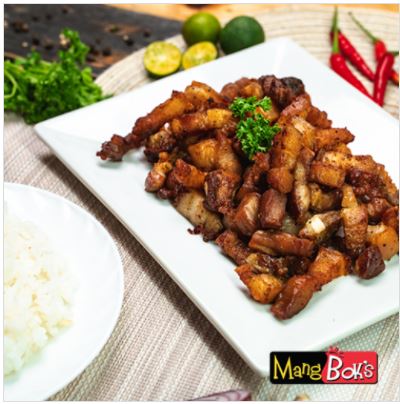 MANG BOK'S MARINATED PORK LIEMPO BITES TRAY WITH SAUCE (FROZEN)