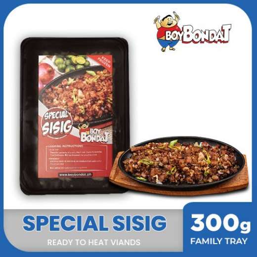 BOY BONDAT REGULAR SISIG FAMILY TRAY (FROZEN)