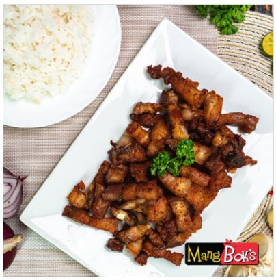 MANG BOK'S MARINATED PORK LIEMPO BITES TRAY WITH SAUCE (FROZEN)