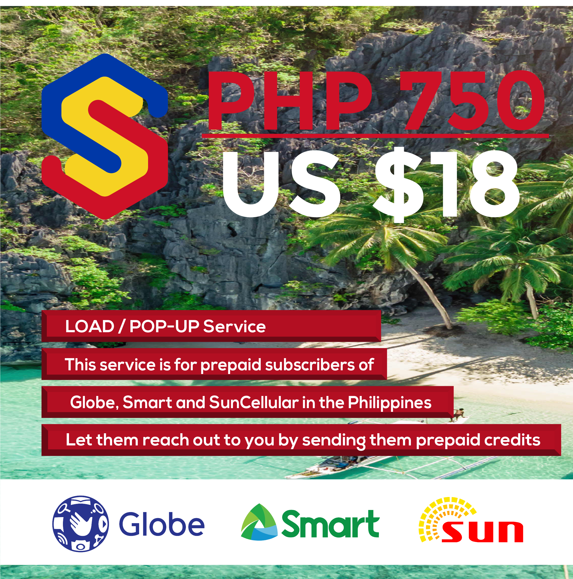 PHP 750 Load/Top-up