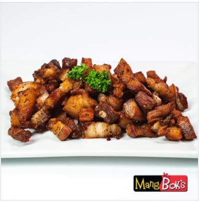 MANG BOK'S MARINATED PORK LIEMPO BITES TRAY WITH SAUCE (FROZEN)